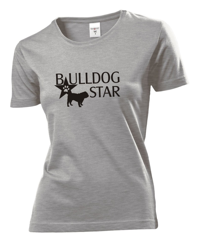 Tričko s potiskem Bulldog star