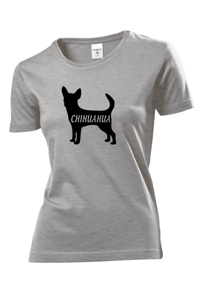 Tričko s potiskem Chihuahua 