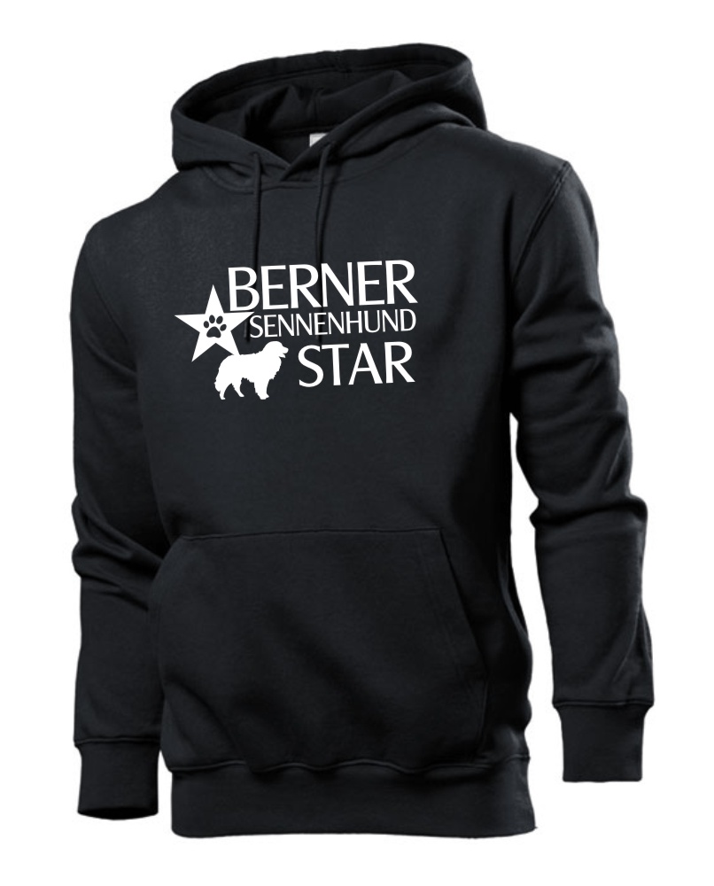 Mikina s potiskem Berner Sennenhund star