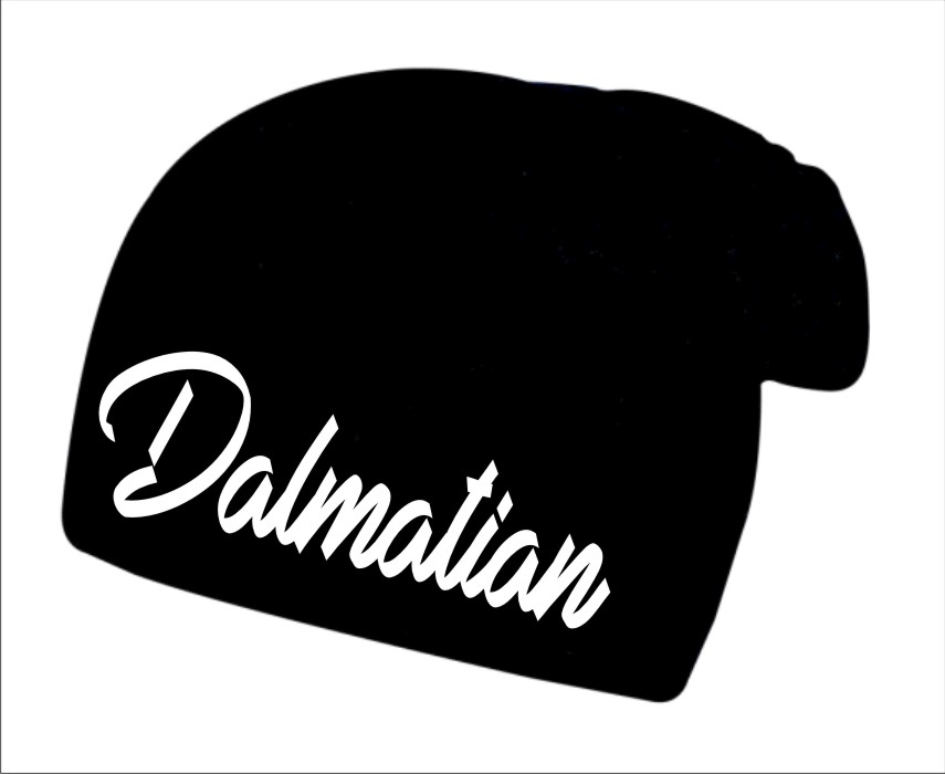 Zimní čepice s potiskem Dalmatian