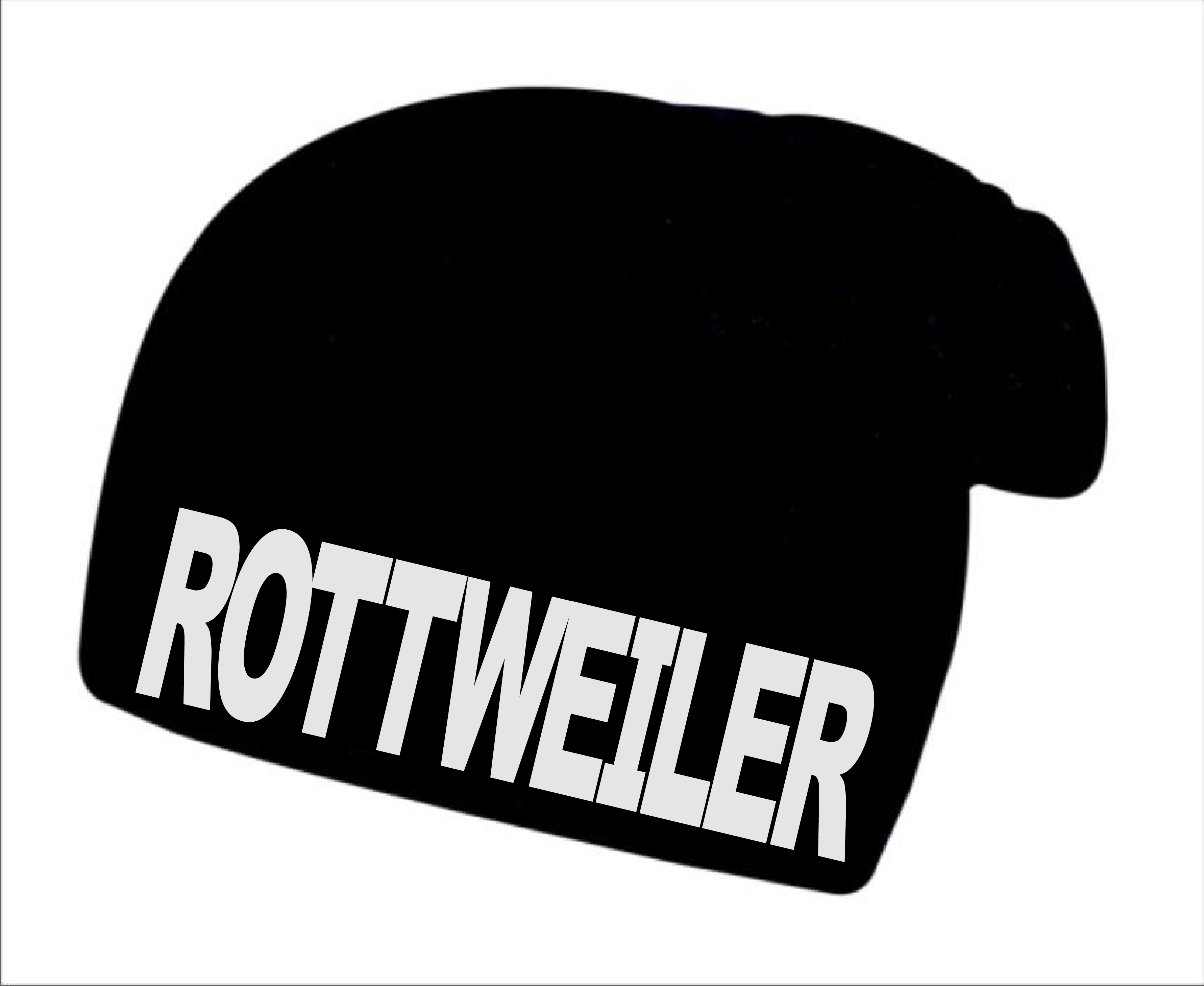 Zimní čepice s potiskem Rottweiler 1