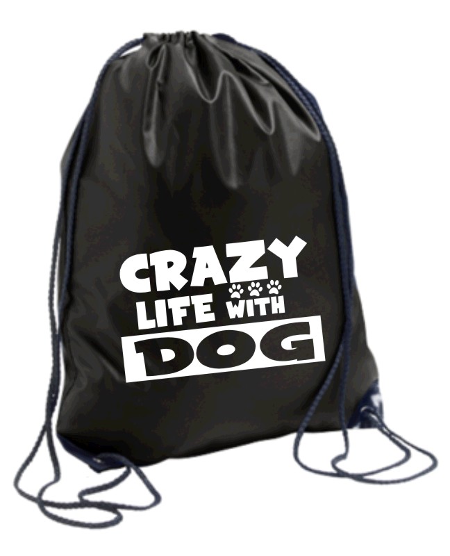 Sportovní vak s potiskem Crazy Dog