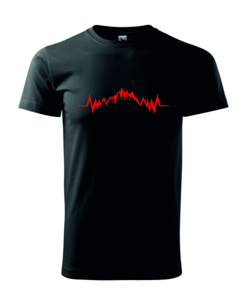 Tričko s potiskem Cardio hory