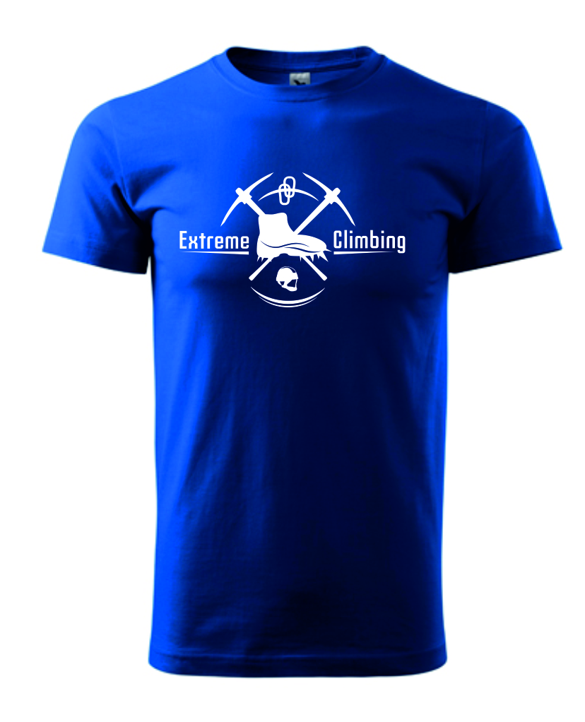 Tričko s potiskem Extreme climbing