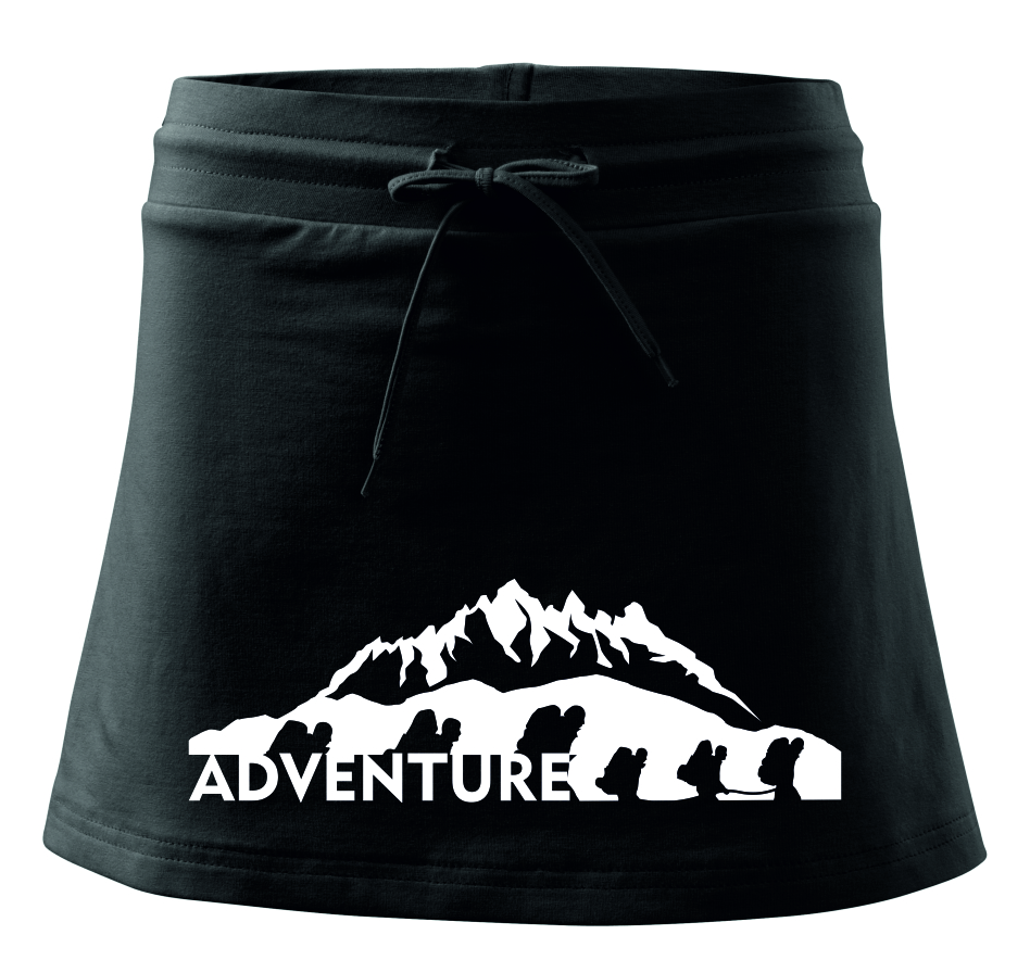 Dámská sukně s potiskem Adventure