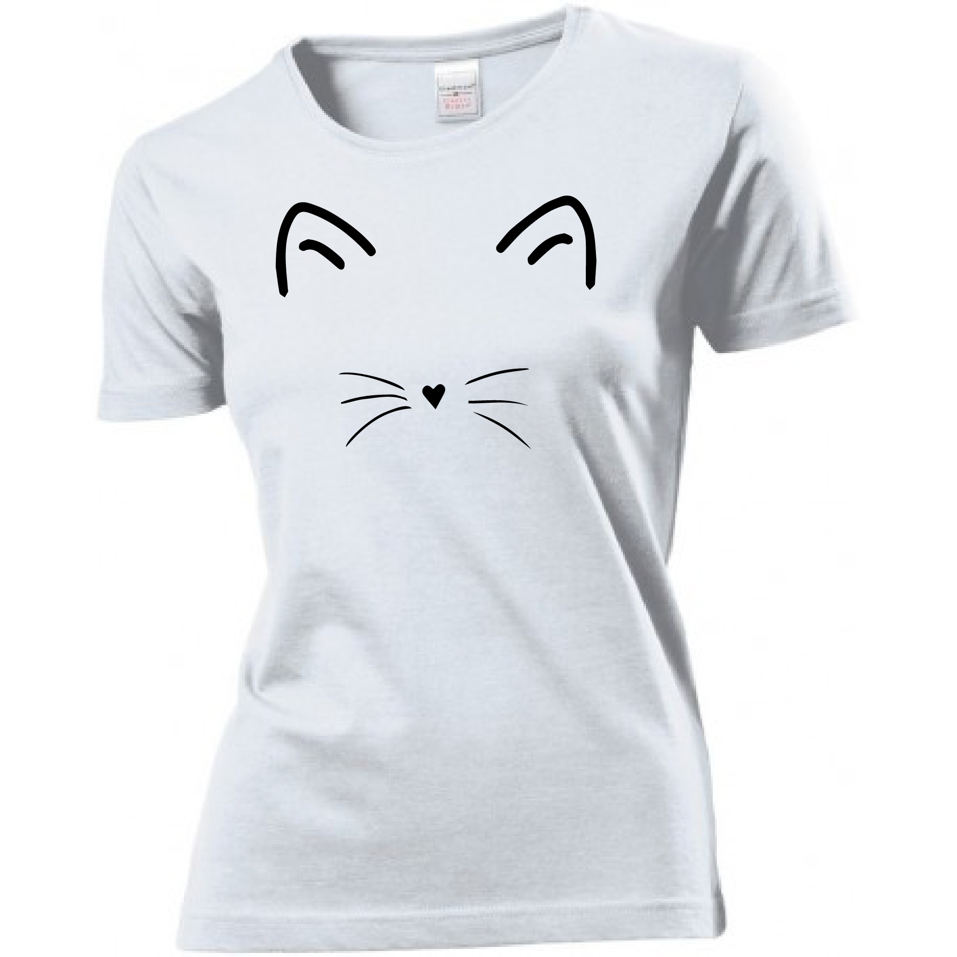 Tričko s potiskem Cat Face