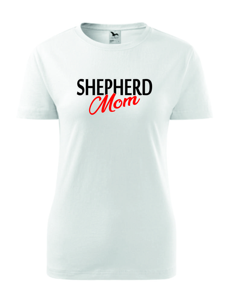 Dámské Tričko s potiskem Shepherd Mom