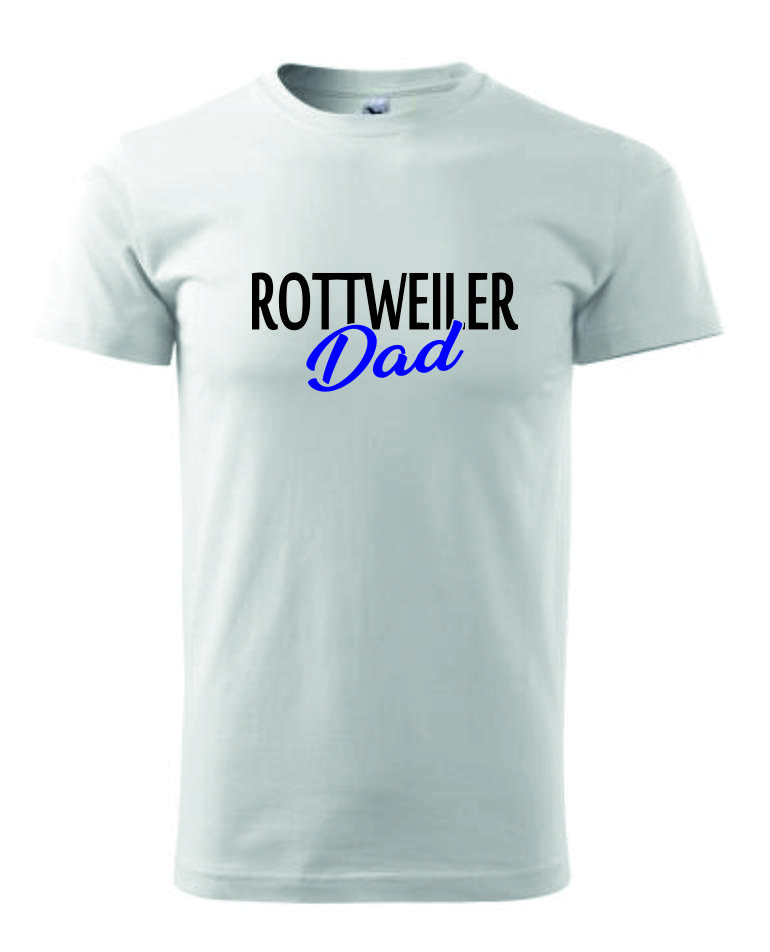 Pánské Tričko s potiskem Rottweiler Dad