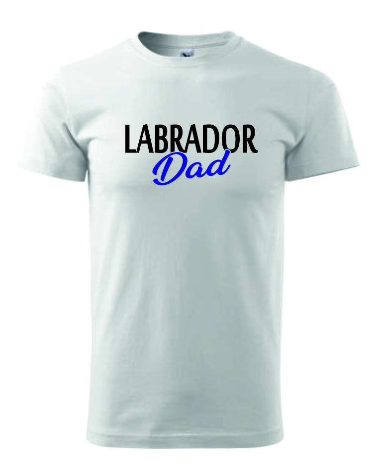 Pánské Tričko s potiskem Labrador Dad