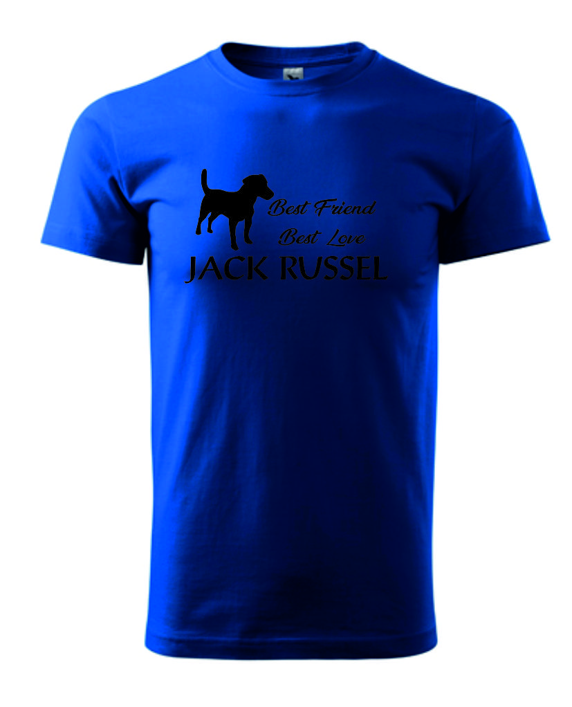 Tričko s potiskem Jack Russel best friend