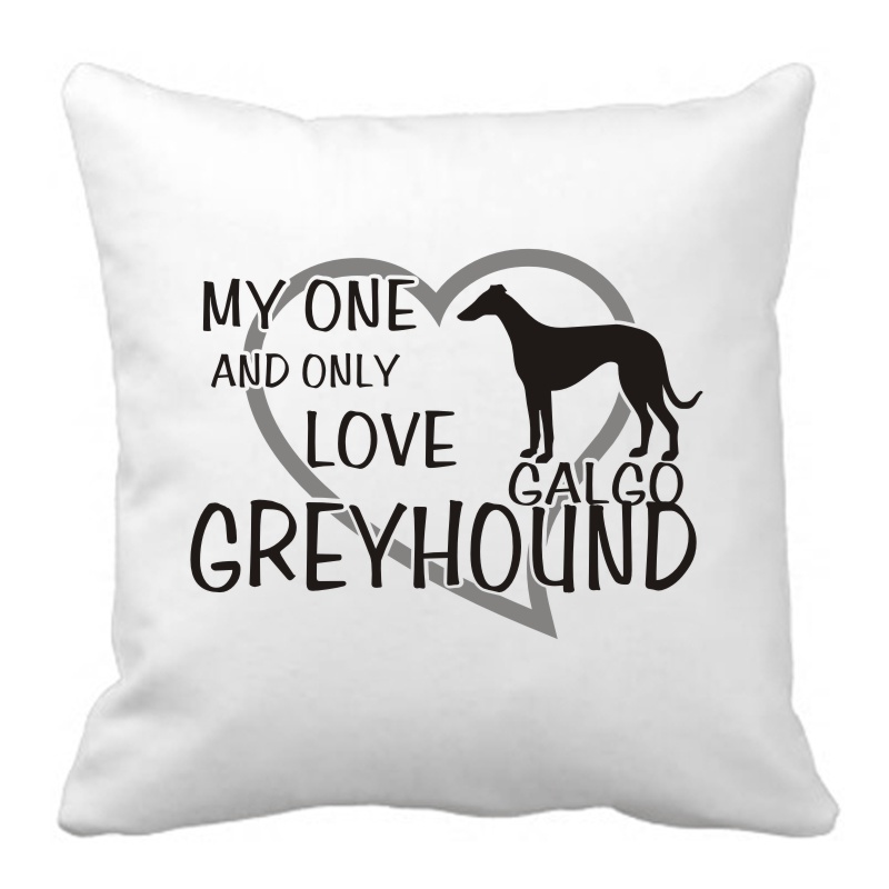 Polštář My one and only love Galgo greyhound