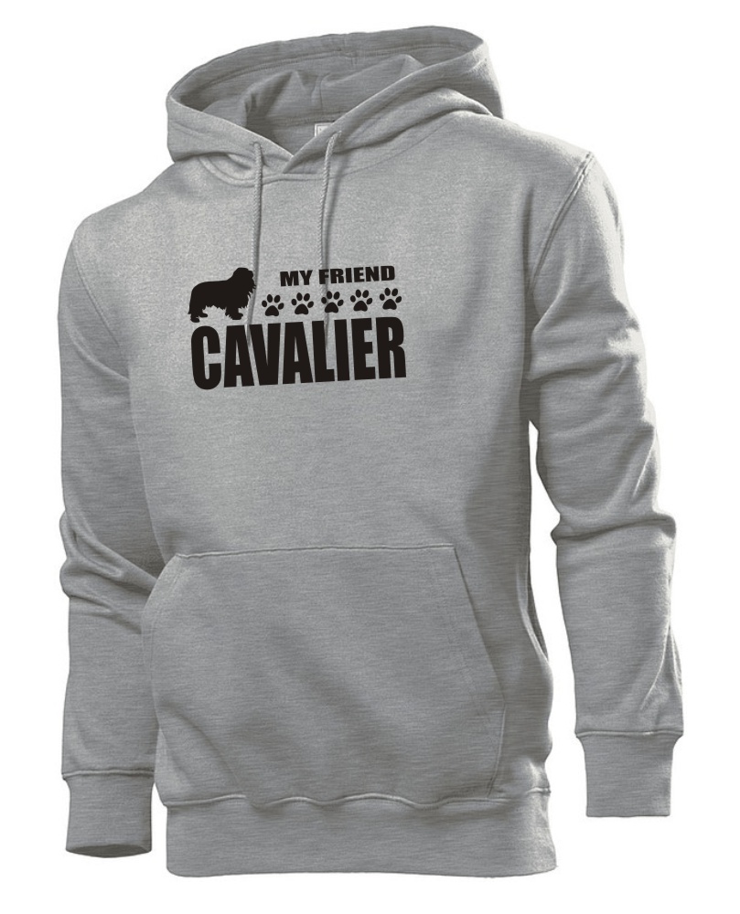 Mikina s potiskem Cavalier my friend 