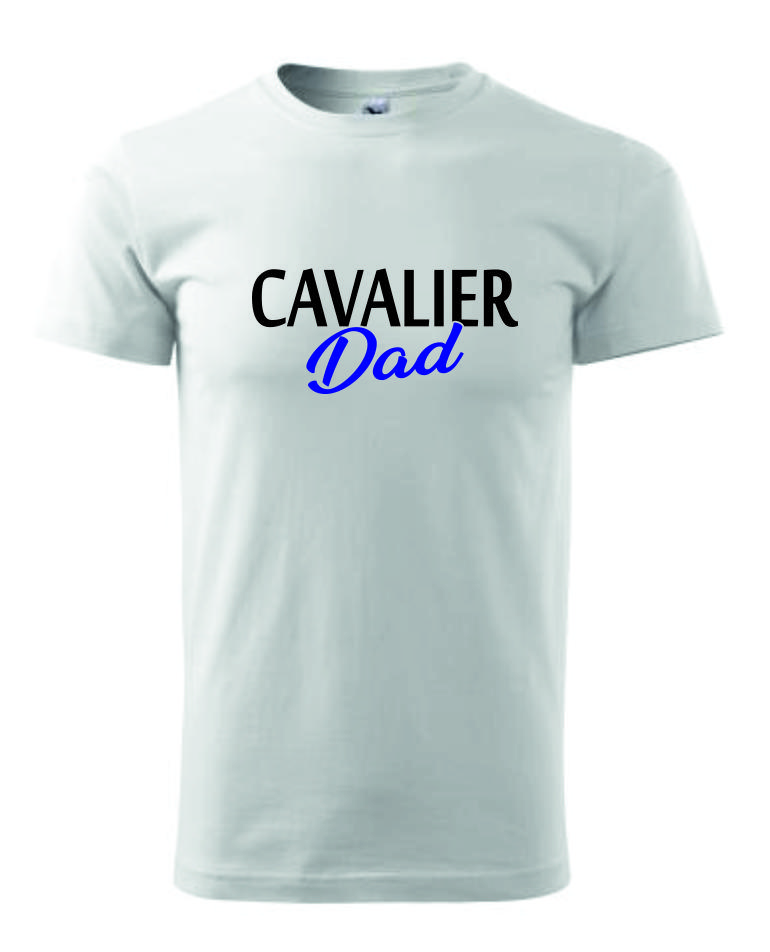 Pánské Tričko s potiskem Cavalier Dad 