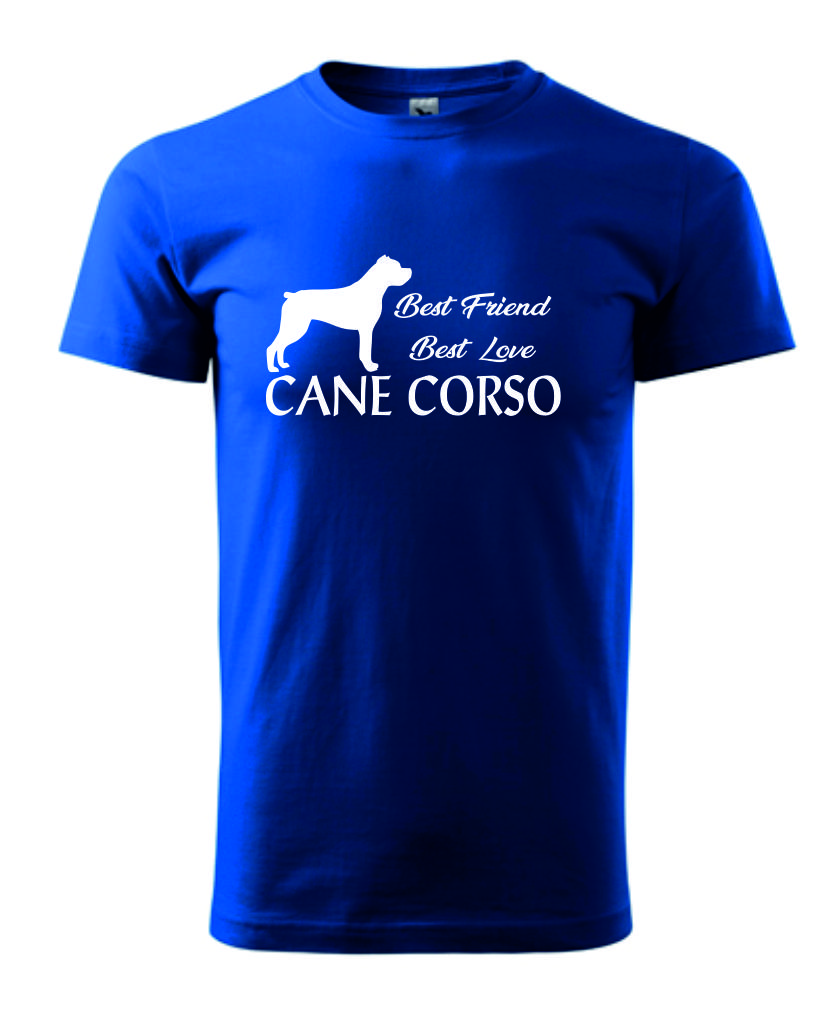 Tričko s potiskem Cane Corso best friend