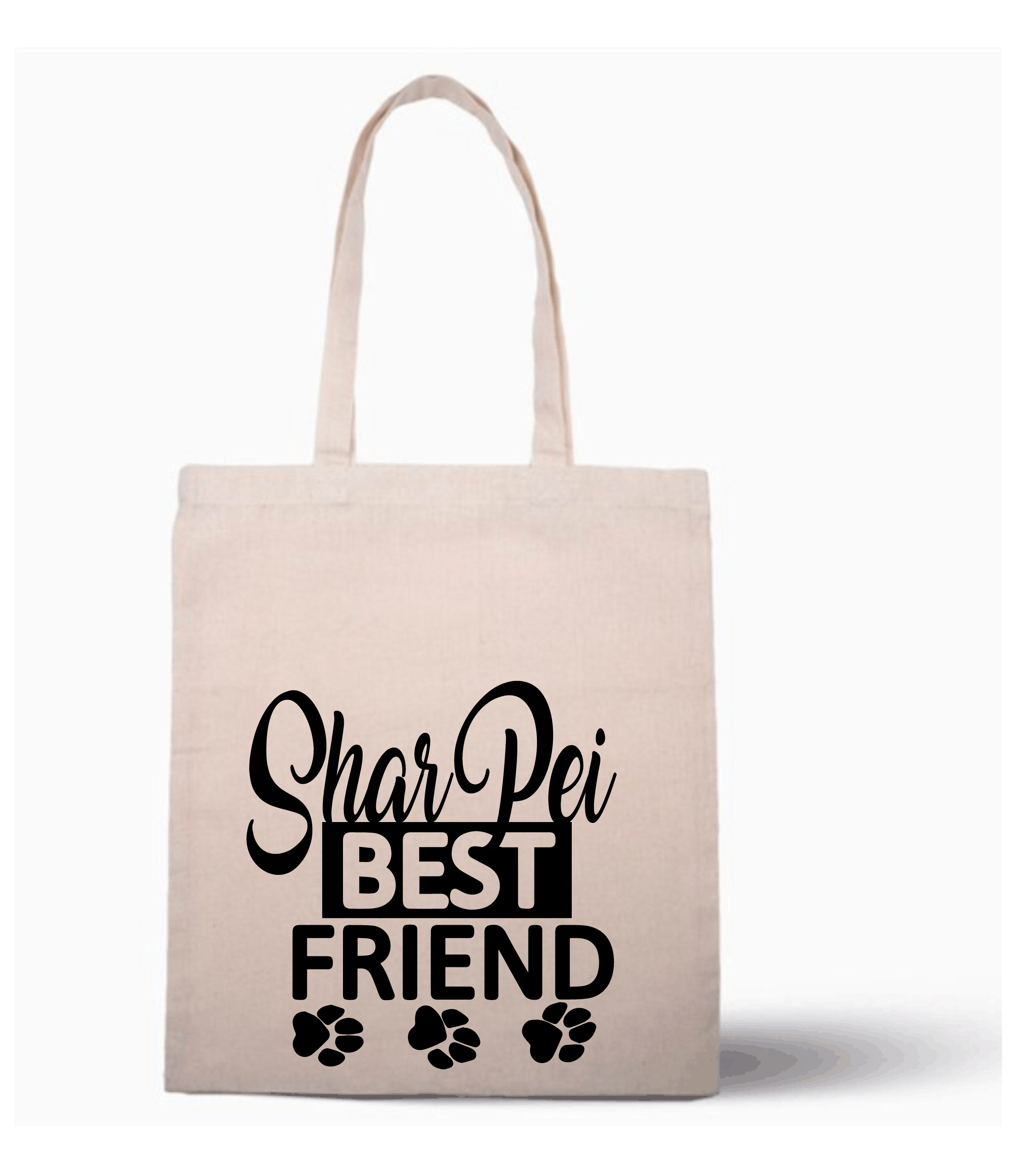 Nákupní taška s potiskem Friend Shar Pei 