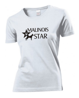 Tričko s potiskem Malinois star