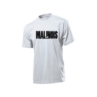 Tričko s potiskem Malinois Nápis