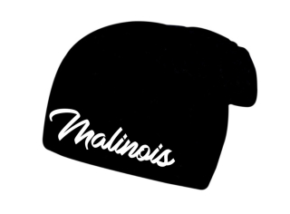 Zimní čepice s potiskem Malinois