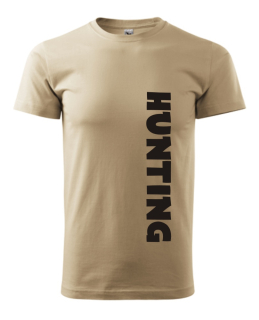 Tričko s potiskem Hunting nápis