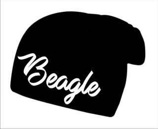 Zimní čepice s potiskem Beagle