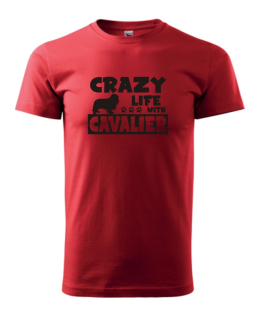 Tričko s potiskem Crazy Cavalier king