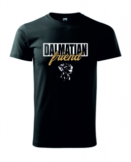 Tričko s potiskem Dalmatian friend