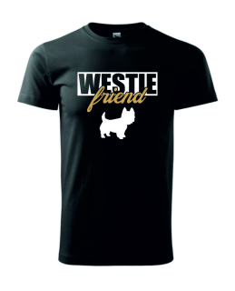 Tričko s potiskem Westie friend