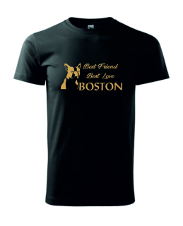 Tričko s potiskem Boston best friend