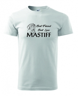 Tričko s potiskem French Mastiff best friend