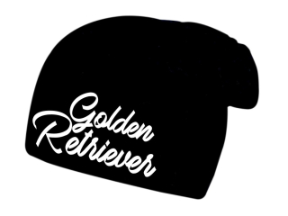 Zimní čepice s potiskem Golden Retriever