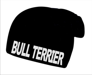 Zimní čepice s potiskem Bull terrier 1