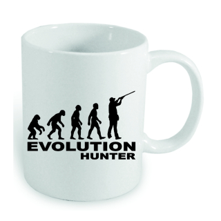 Hrnek s potiskem Evolution Hunter