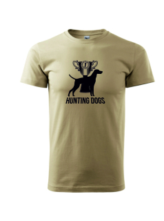 Tričko s potiskem Hunting dogs
