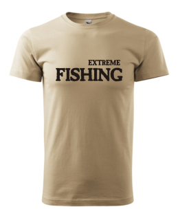 Tričko s potiskem Extreme fishing