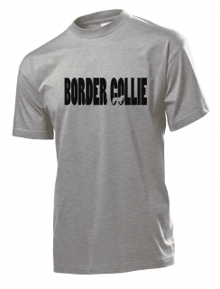 Tričko s potiskem Border Collie nápis