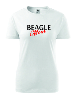 Dámské Tričko s potiskem Beagle Mom
