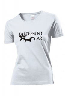 Tričko s potiskem Dachshund star