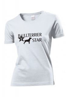 Tričko s potiskem Bullterrier star