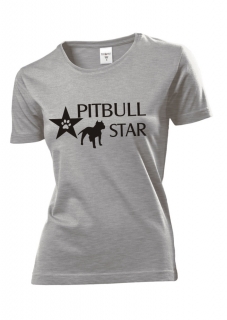 Tričko s potiskem Pitbull star