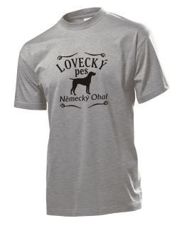 Tričko s potiskem Lovecký pes Německý Ohař