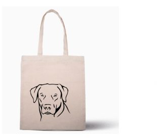 Nákupní taška s potiskem Labrador 