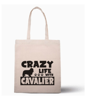 Nákupní taška s potiskem Crazy Cavalier