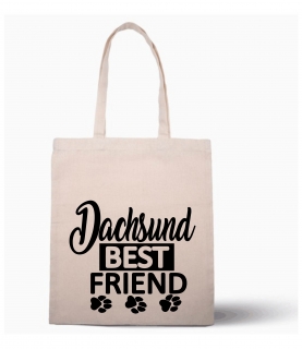 Nákupní taška s potiskem Friend Dachshund