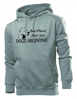 Mikina s potiskem Dogo Argentino best friend